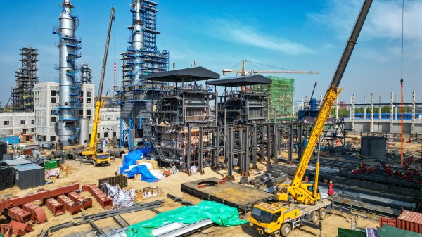 直擊一線！鄭鍋針狀焦余熱鍋爐項(xiàng)目建設(shè)全面提速