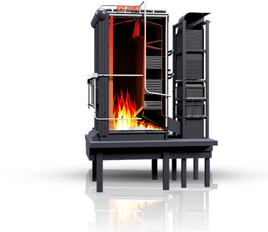 生物質角管熱水鍋爐