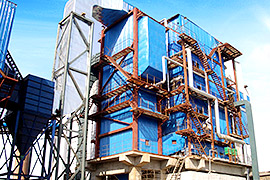 沈丘豫能75噸生物質(zhì)電站鍋爐項目