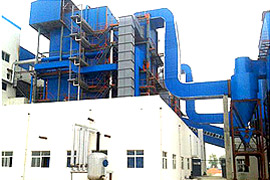 蘭考瑞華75噸生物質(zhì)角管鍋爐項目