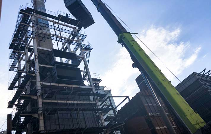 旗濱集團12.4t/h玻璃窯余熱鍋爐項目