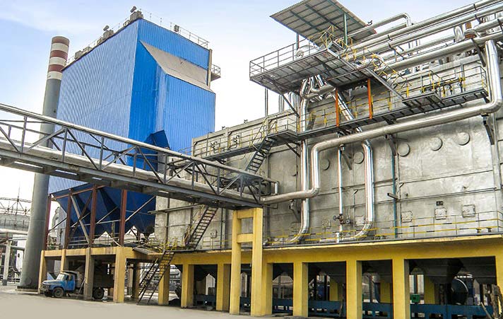 晉開化工60噸三廢混燃余熱鍋爐項目 